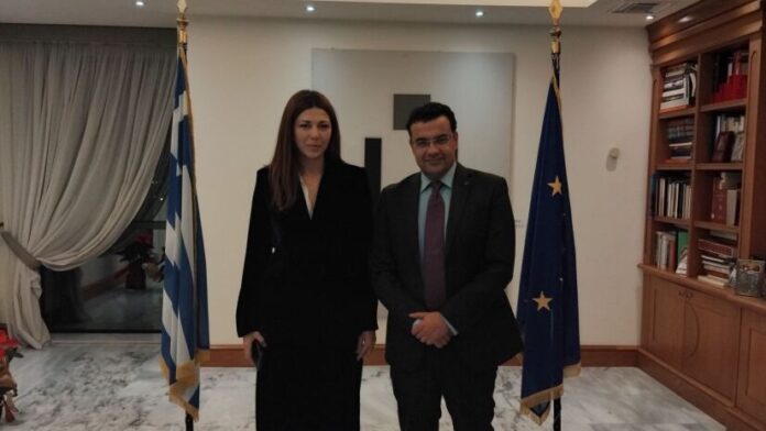 Σύσκεψη Δημάρχου Ύδρας με την Υπουργό Παιδείας