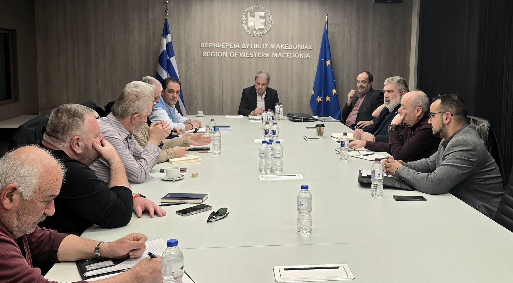 Συνάντηση Περιφερειάρχη και Δημάρχων Δυτικής Μακεδονίας με την Ευρωπαϊκή Τράπεζα Επενδύσεων