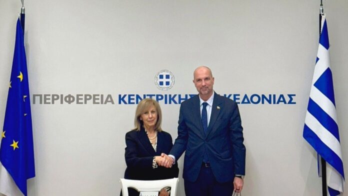 Συνάντηση της Περιφερειάρχη Κ. Μακεδονίας με τον Βούλγαρο Γενικό Πρόξενο