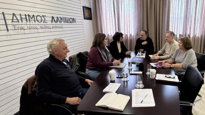 Συνάντηση Δημάρχου Λαμιέων για την προβολή του Κάστρου