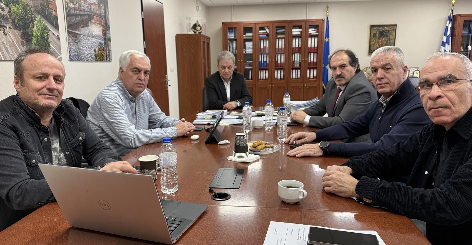 Συνάντηση Γ. Αμανατίδη στην Περιφέρεια Δυτικής Μακεδονίας για τις πλημμύρες στην περιοχή Αμυνταίου