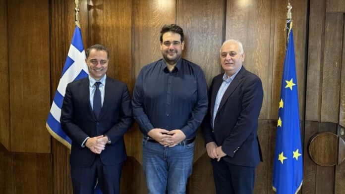 Συνάντηση Δημάρχου Βιάννου με τον Υπουργό Εσωτερικών
