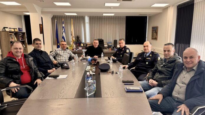 Σύσκεψη Δημάρχου Λεβαδέων με τον καινούργιο Αστυνομικό Διευθυντή Βοιωτίας