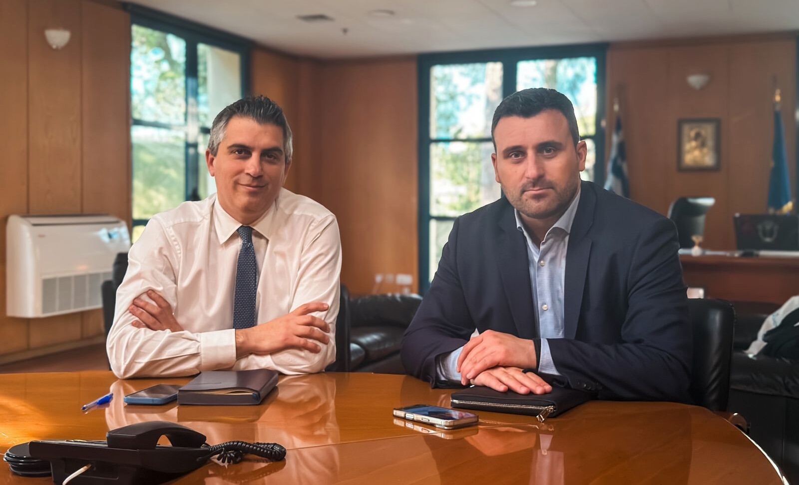 Σύσκεψη Δημάρχου Μετεώρων με τον Υπουργό Υποδομών και Μεταφορών