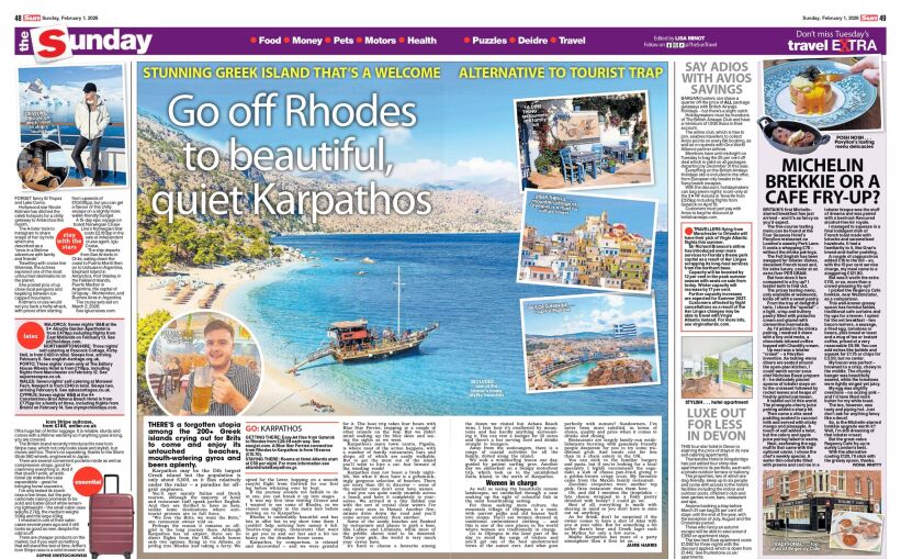 Η Κάρπαθος σε αναλυτικό αφιέρωμα της βρετανικής εφημερίδας The Sun