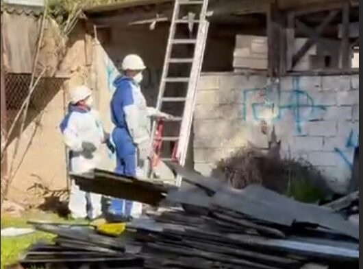 Η απομάκρυνση αμιάντου από οικόπεδο στην Άνω Πεύκη ολοκληρώθηκε επιτυχώς