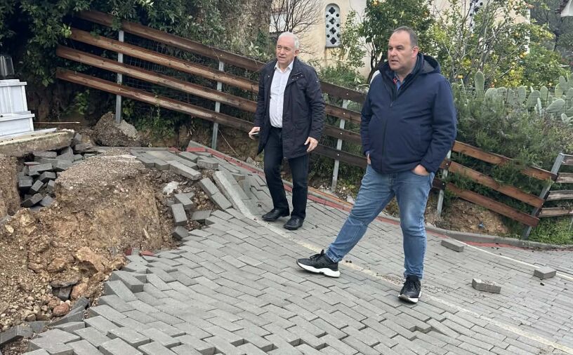 Επιτόπια έρευνα στις πληγείσες ζώνες της Γορτυνίας από τον πρόεδρο του ΟΑΣΠ