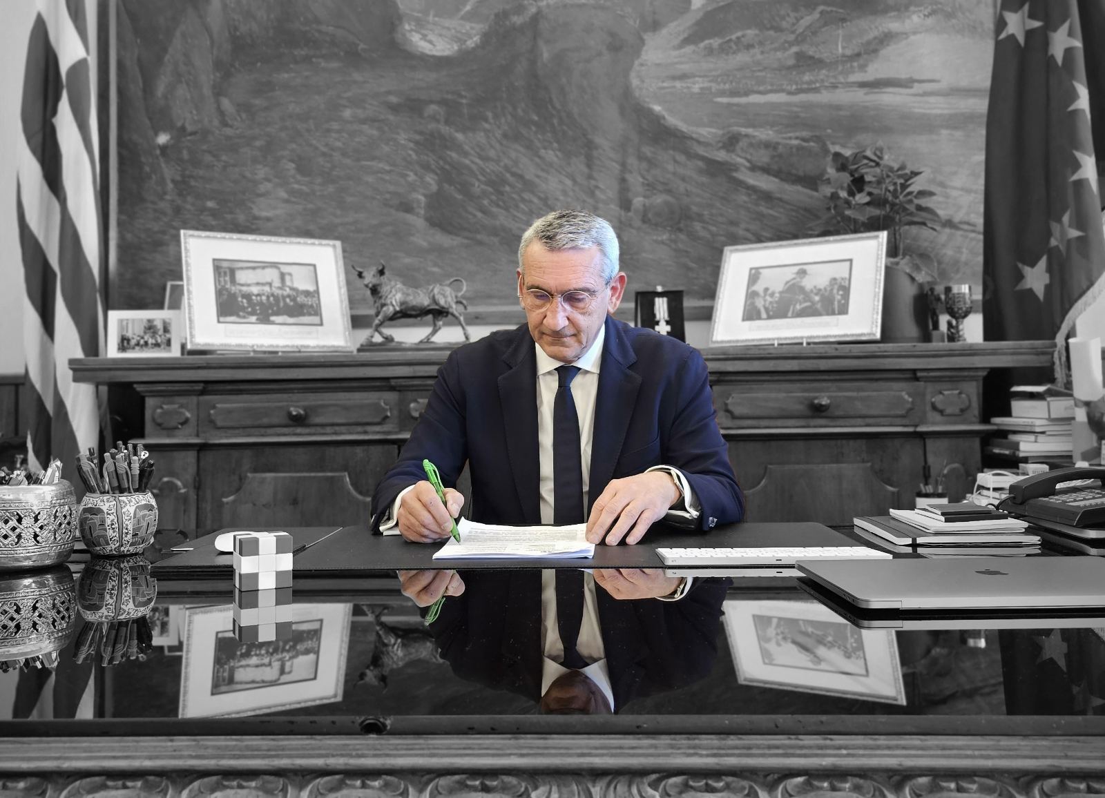 Σύσκεψη μέσω τηλεδιάσκεψης για συνεργασία Περιφερειάρχη και 29 Δημάρχων Νοτίου Αιγαίου