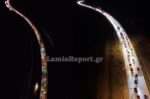Μποτιλιάρισμα στην εθνική Αθηνών–Λαμίας – Δείτε εντυπωσιακό βίντεο από drone