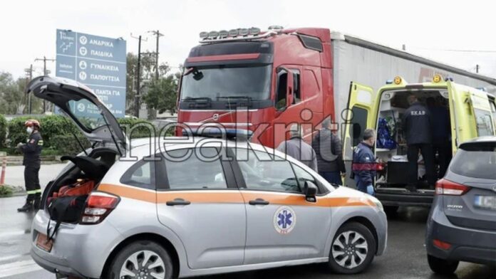 Ακρωτηριάστηκε 52χρονη που παρασύρθηκε από φορτηγό στην Κρήτη