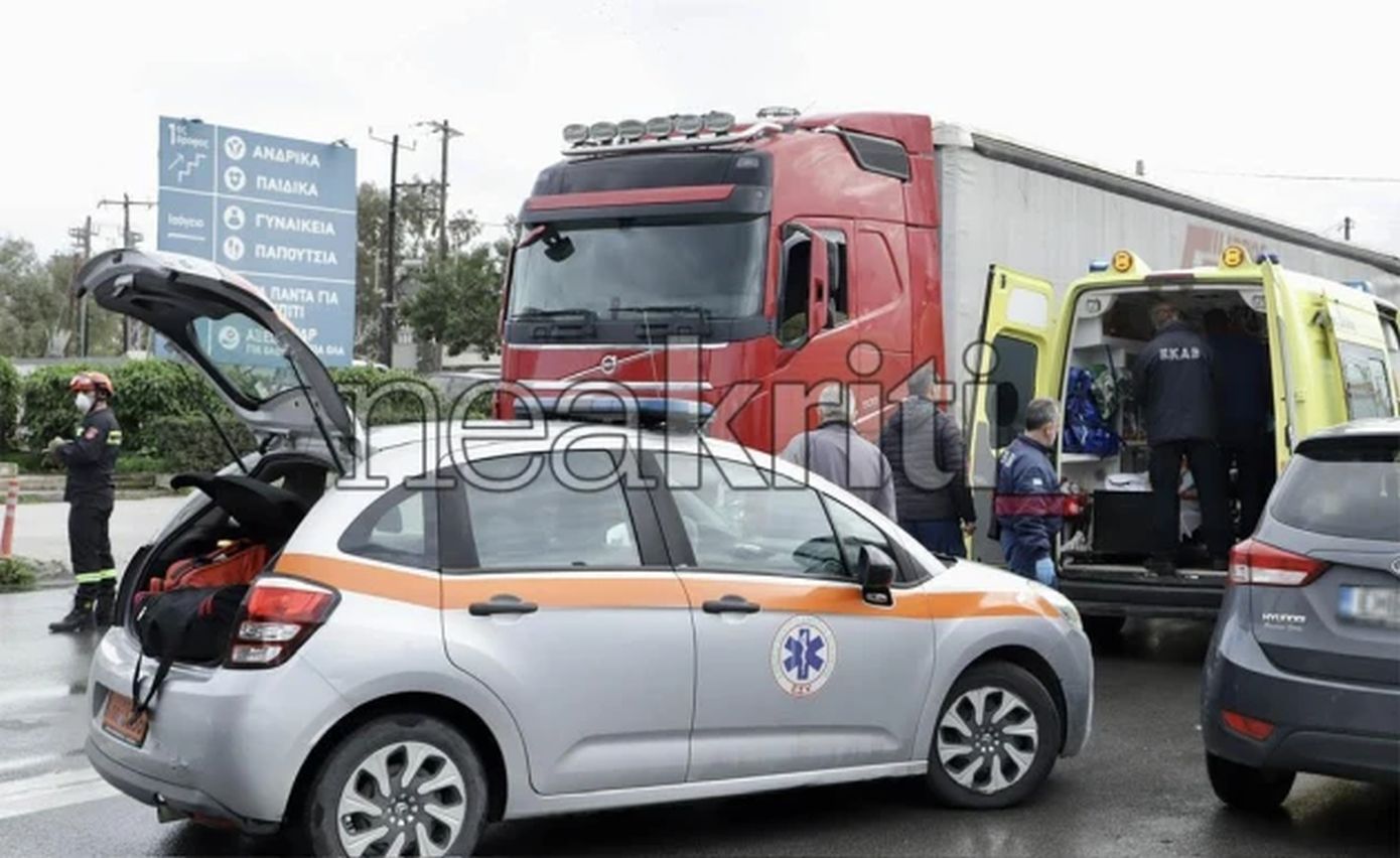 Ακρωτηριάστηκε 52χρονη που παρασύρθηκε από φορτηγό στην Κρήτη