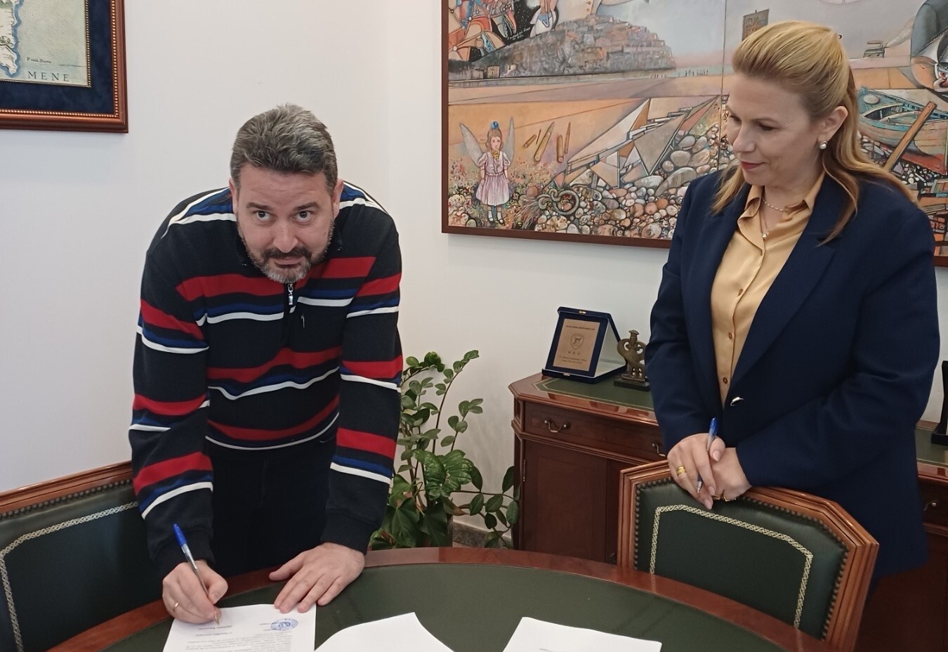 Επίσημη τελετή ορκωμοσίας για τους νέους μόνιμους υπαλλήλους του Δήμου Λήμνου