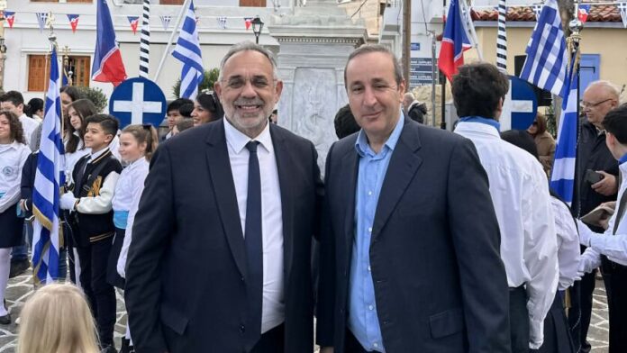 Ο Δήμαρχος Ναυπλιέων στις εορταστικές εκδηλώσεις για τον Ι. Καποδίστρια στην Αίγινα