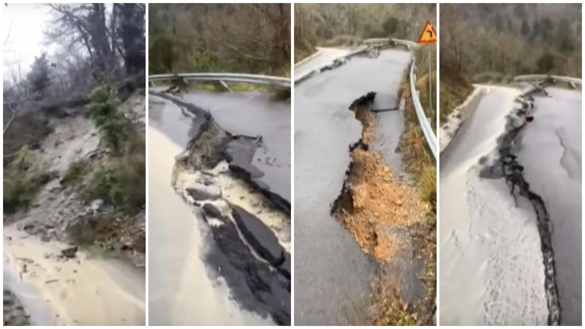Καλαμάτα: Κατολισθήσεις και καθιζήσεις σε περιοχές του Ταϋγέτου – Κλειστός ο δρόμος που συνδέει τη Νέδουσα με την Αλαγονία