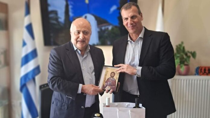 Συνάντηση Δημάρχου Σπάρτης με τον Ευρωβουλευτή Δ. Τσιόδρα