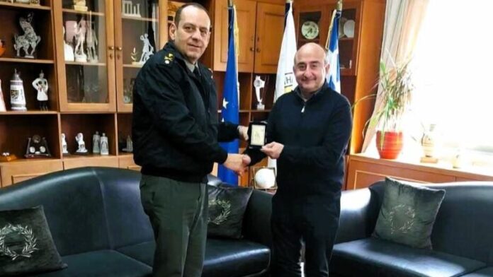 Συνάντηση Δημάρχου Τρικκαίων με τον καινούργιο Διοικητή της ΣΜΥ
