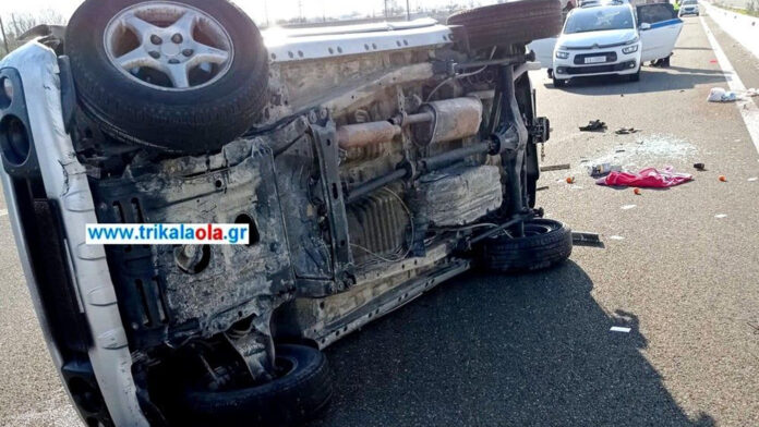 Ατύχημα στα Τρίκαλα με 4 μοναχούς από το Άγιο Όρος – Ένας σε σοβαρή κατάσταση