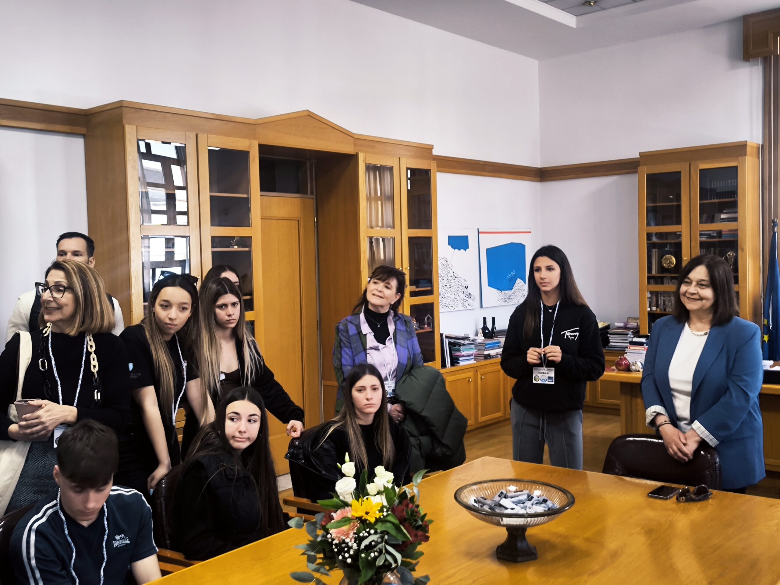 Η Δήμαρχος Καλαμαριάς καλωσόρισε μαθητές και μαθήτριες από τρεις χώρες