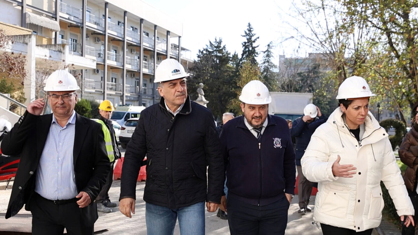 Άρχισαν οι εργασίες για τη νέα πτέρυγα 115 κλινών του ΓΝΛ – Επιθεώρηση Δημ. Κουρέτα