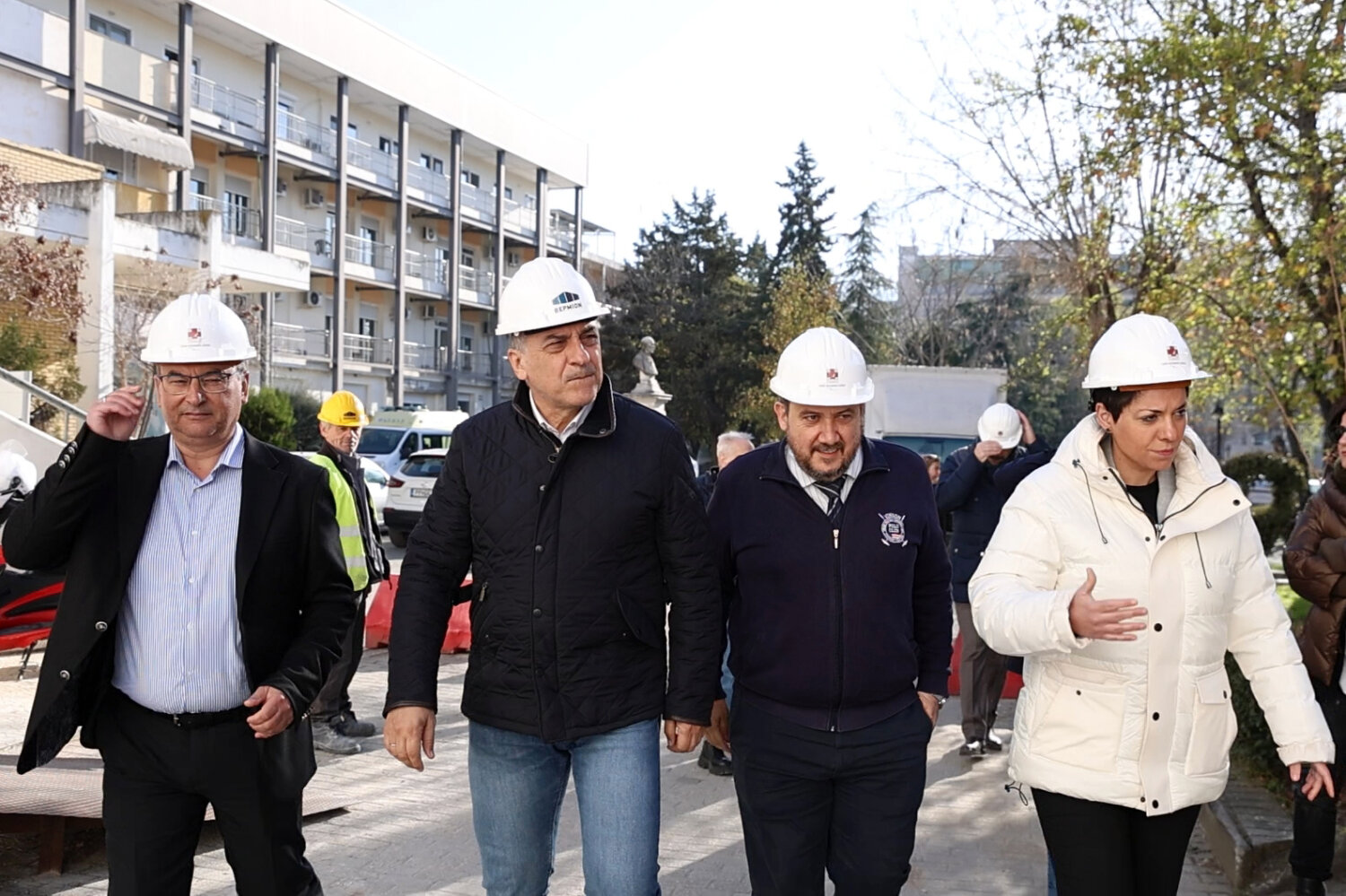 Άρχισαν οι εργασίες για τη νέα πτέρυγα 115 κλινών του ΓΝΛ – Επιθεώρηση Δημ. Κουρέτα