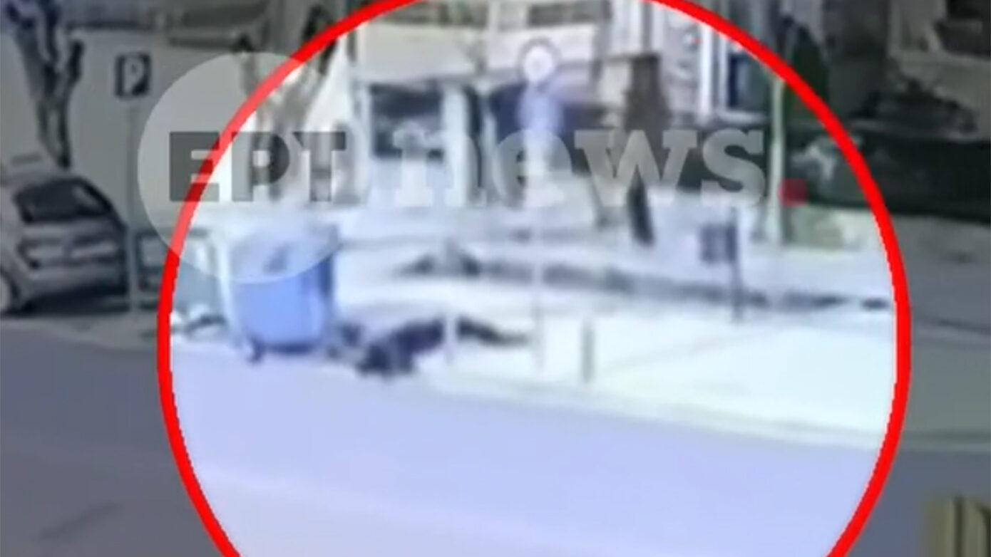 Συγκλονιστικό βίντεο-ντοκουμέντο από τη στιγμή που ο 20χρονος σωριάζεται δίπλα σε κάδο στη Θεσσαλονίκη