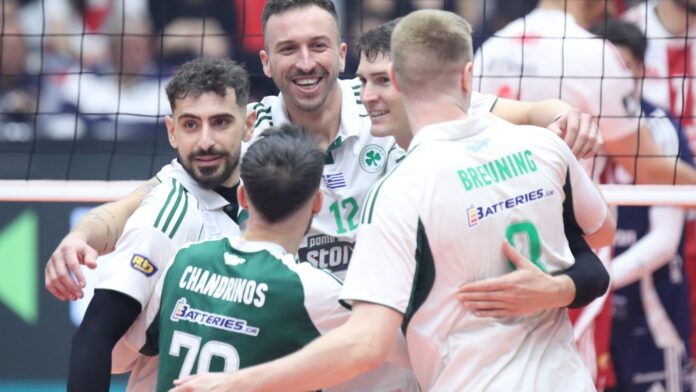 Ολυμπιακός – Παναθηναϊκός 2-3: Μια ανάσα από την πρόκριση στους τελικούς της Volley League