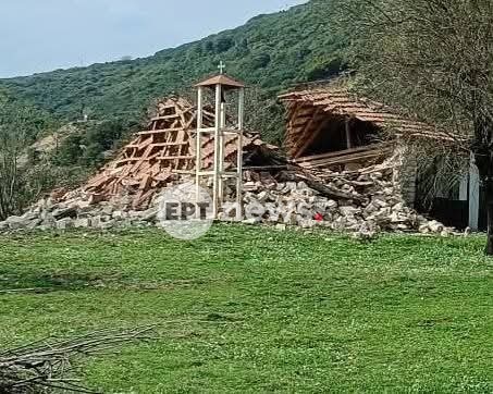 Σεισμός Θεσπρωτία: Σημαντικές ζημιές σε εκκλησίες και σπίτια στο χωριό Ψήνα Δωδώνης του νομού Ιωαννίνων