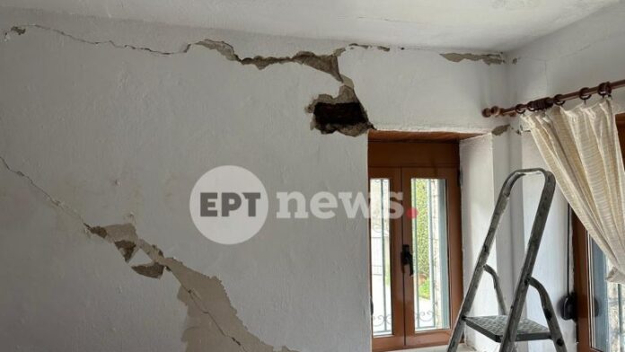Δ. Σουλίου: Καταστροφές σε 4 οικίες από τον σεισμό 5,4 Ρίχτερ
