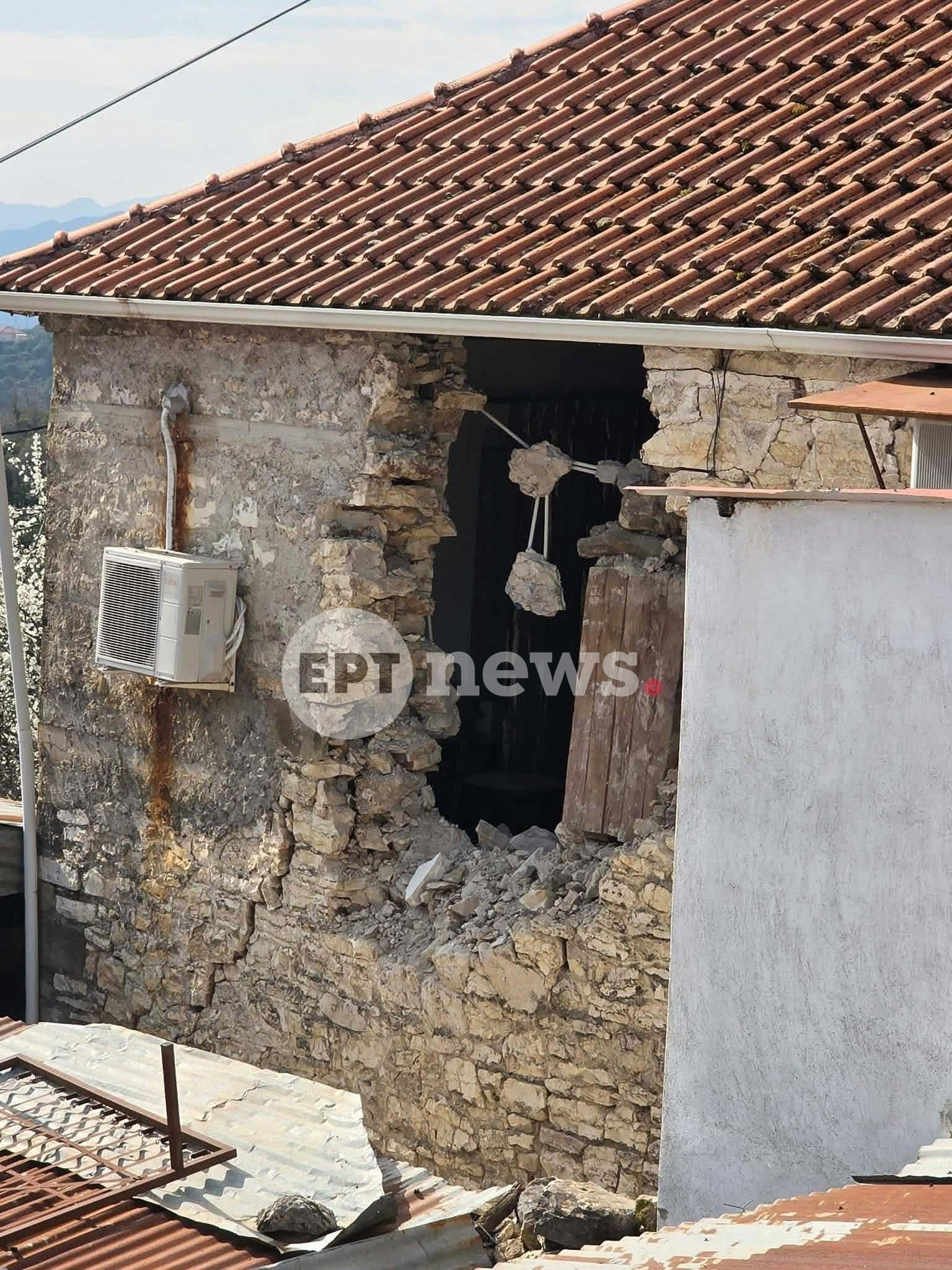 Σεισμός Θεσπρωτία: Σημαντικές ζημιές σε εκκλησίες και σπίτια στο χωριό Ψήνα Δωδώνης του νομού Ιωαννίνων
