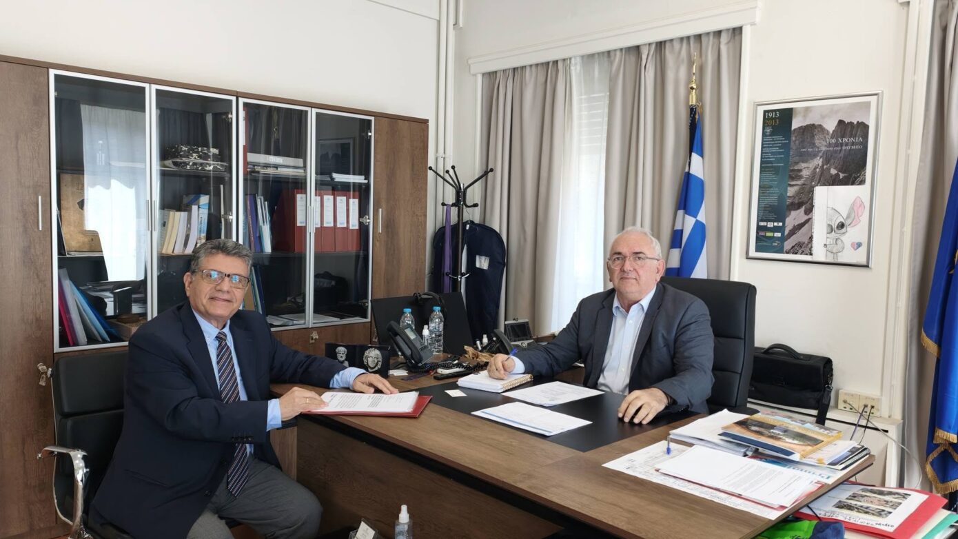 Συνάντηση του Γ.Γ. Δήμου Μοσχάτου – Ταύρου με τον Σάββα Χιονίδη στο Υπουργείο Εσωτερικών