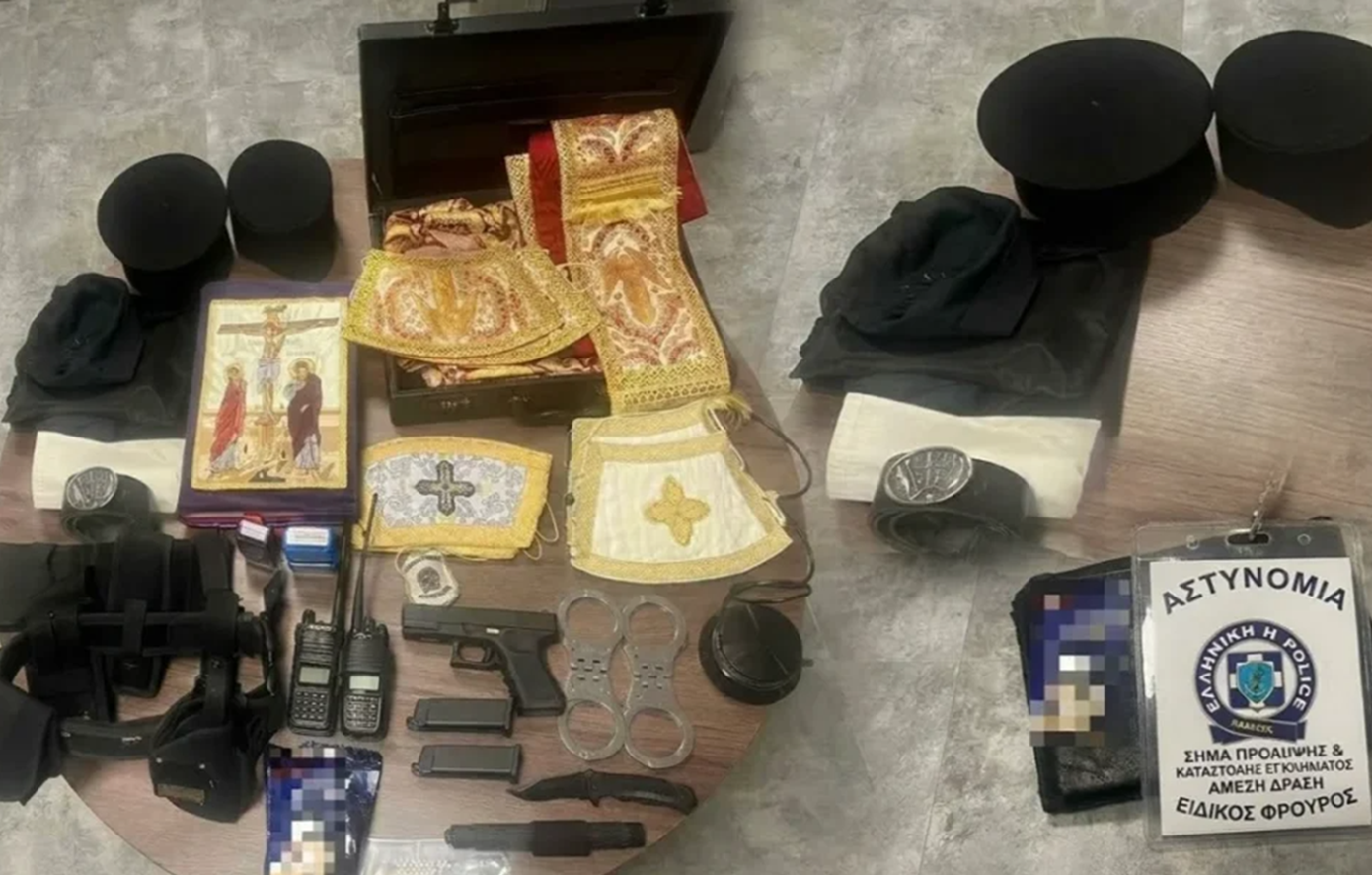 Εκπληκτική σύλληψη στα Ιωάννινα: Παρίστανε τον μοναχό με αστυνομικό εξοπλισμό, ακόμη και φάρο