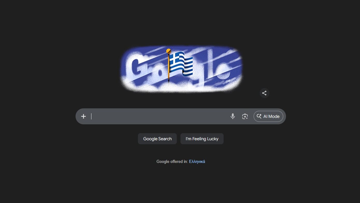 Η Google ντύνεται «γαλανόλευκη» για την 25η Μαρτίου – Ψηφιακός φόρος τιμής στην Ελληνική Επανάσταση από το Google Doodle