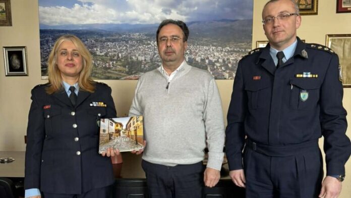 Συνάντηση Δημάρχου Βέροιας με τη νέα Αστυνομική Διευθύντρια Κεντρικής Μακεδονίας