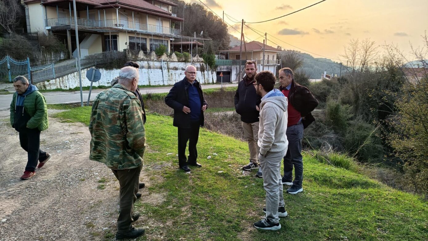 Επιθεώρηση Δημάρχου Πύργου στις καθιζήσεις σε Αγ.Άννα και Κλινδιά