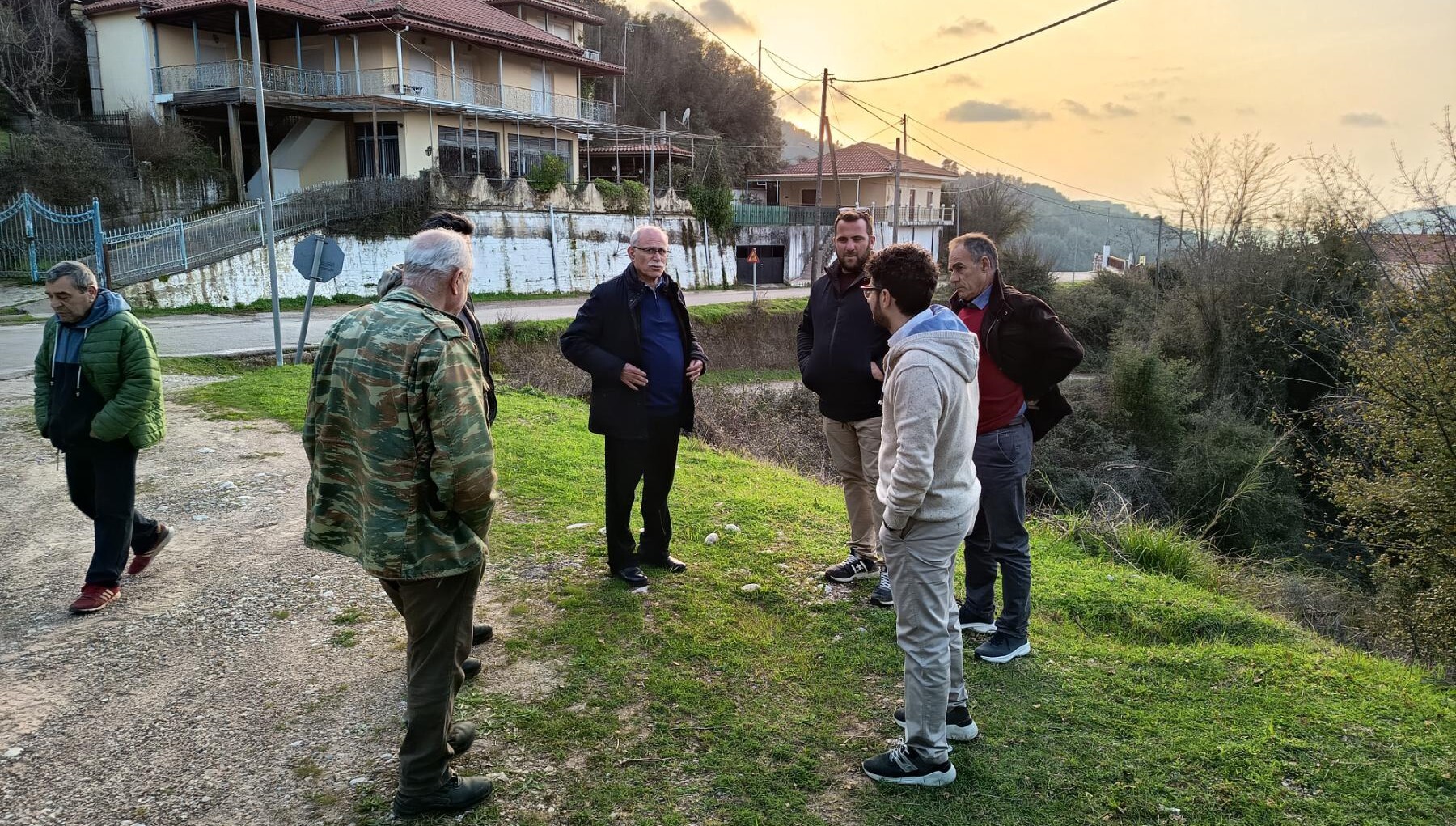 Επιθεώρηση Δημάρχου Πύργου στις καθιζήσεις σε Αγ.Άννα και Κλινδιά