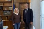 Συνάντηση Δημάρχου Αλμυρού με την Αντιπεριφερειάρχη Μαγνησίας-Σποράδων