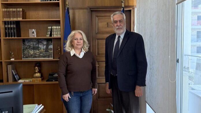Συνάντηση Δημάρχου Αλμυρού με την Αντιπεριφερειάρχη Μαγνησίας-Σποράδων