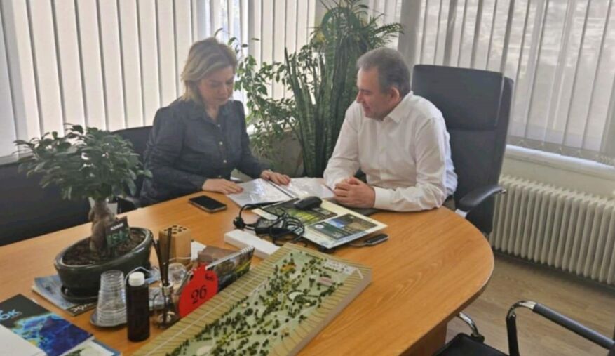 Σύσκεψη της Δημάρχου Λαγκαδά με τον Επικεφαλής Δασών του ΥΠΕΝ