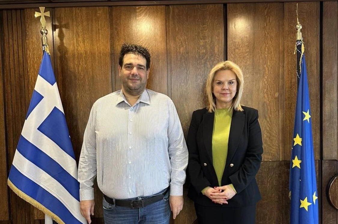 Σύσκεψη της Δημάρχου Χαλκιδέων με τον Υπουργό Εσωτερικών