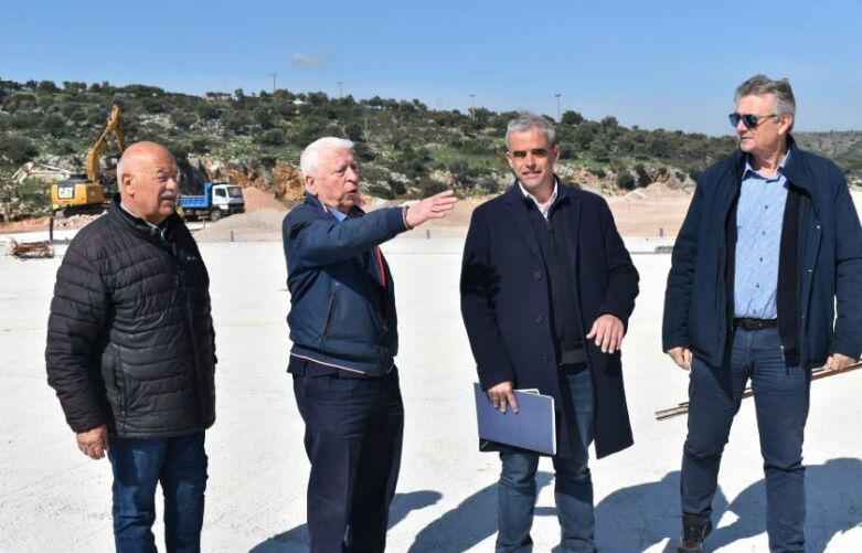 Επίσκεψη Κ. Μουτζούρη στο Πάρκο Αναψυχής Αγίας Κυριακής στη Μυτιλήνη από την Περιφέρεια Βορείου Αιγαίου