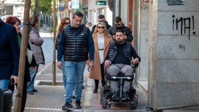 Δ.Λαμιέων: Επιθεώρηση στο κέντρο για μια βιώσιμη και ενταξιακή πόλη