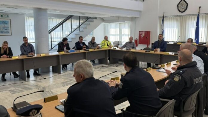 Συνάντηση Δημάρχου Π.Φαλήρου με αξιωματούχους του Υπ.Προστασίας του Πολίτη