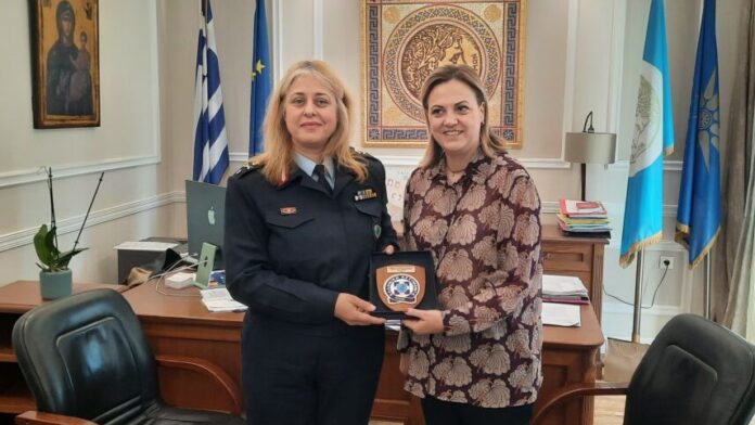 Συνάντηση της Γεν. Περιφ. Αστυνομικής Διευθύντριας Κ. Μακεδονίας με τη Δήμαρχο Σερρών