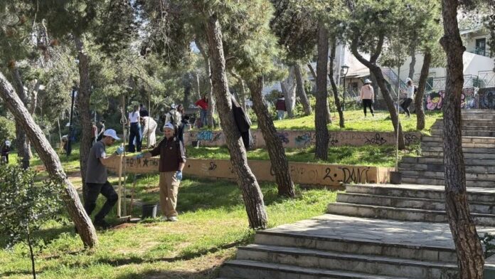Δ.Βύρωνα: 150 φρέσκες δενδροφυτεύσεις στο Άλσος Αγίας Τριάδας