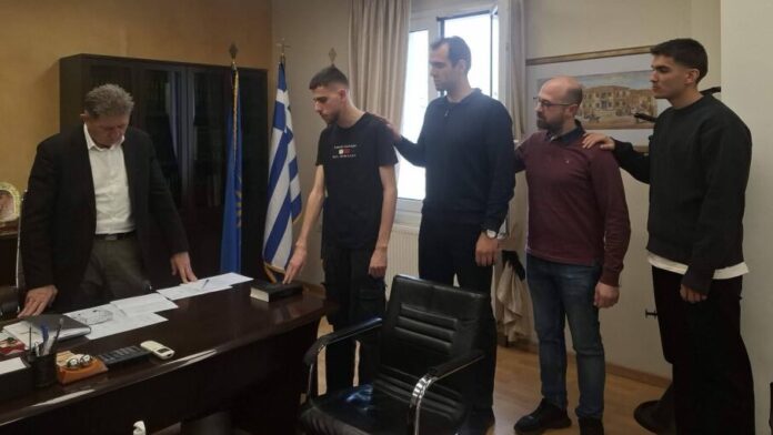 Επίσημη τελετή ορκωμοσίας για 4 νέους δημοτικούς αστυνομικούς στον Δήμο Ηράκλειας