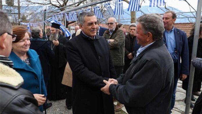Στη Χρυσομηλιά Τρικάλων για την επέτειο της 25ης Μαρτίου o Δ. Κουρέτας