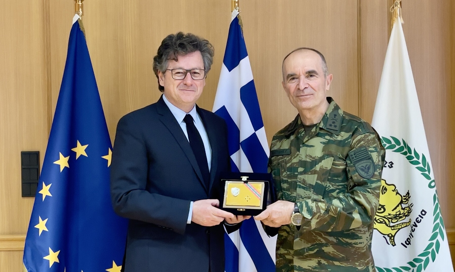 Σύσκεψη Δημάρχου Ορεστιάδας με τον Επικεφαλής του Γ.Ε.Σ.