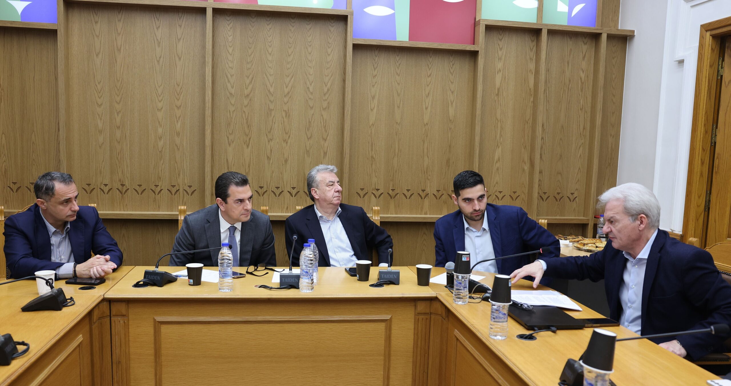 Συνάντηση Δημάρχου Ηρακλείου Κρήτης με τον Γραμματέα Π.Ε. της Ν.Δ.