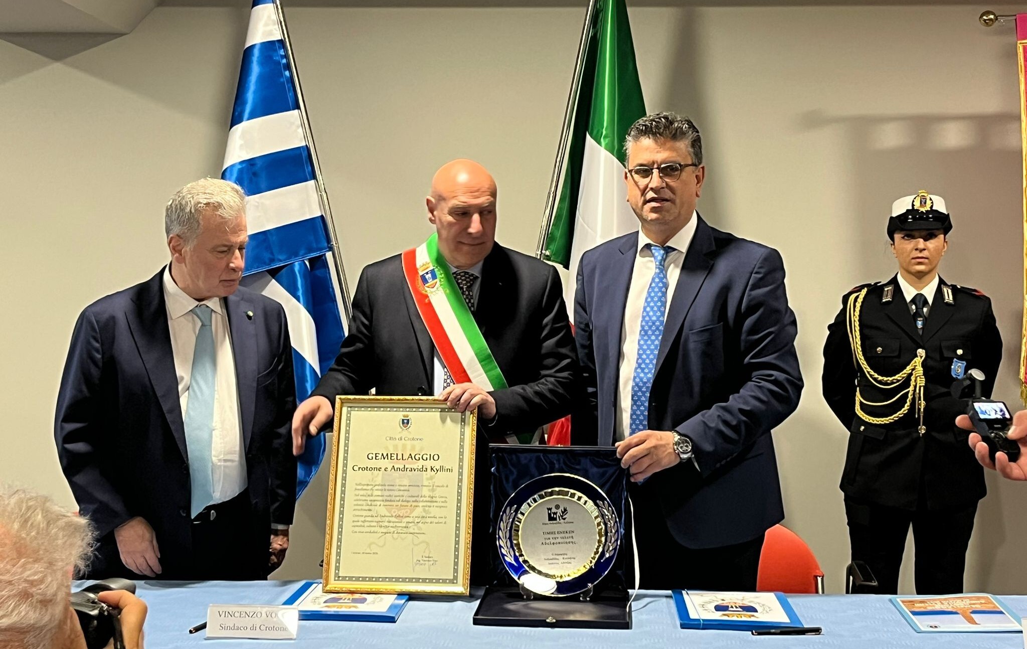 Σύμπραξη Δήμου Ανδραβίδας-Κυλλήνης με τον Δήμο Κρότωνα στην Ιταλία