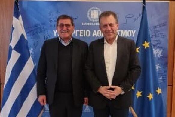 Συνάντηση Δημάρχου Πάτρας με τον Υπουργό Αθλητισμού
